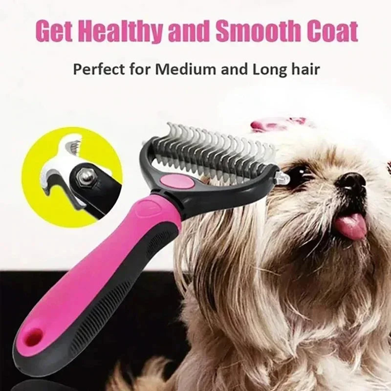 Pet Hair Remover Grooming Brush