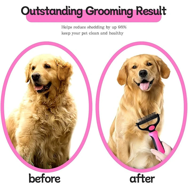 Pet Hair Remover Grooming Brush