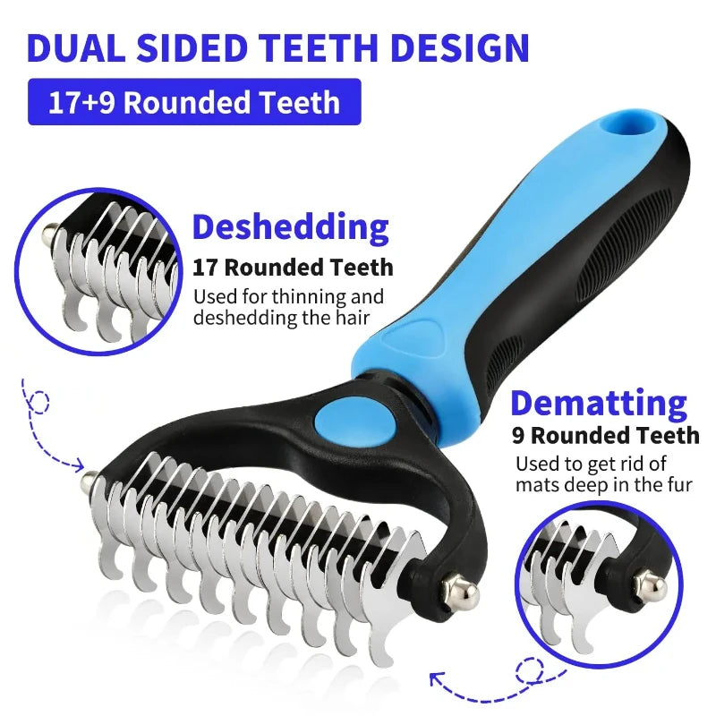 Pet Hair Remover Grooming Brush