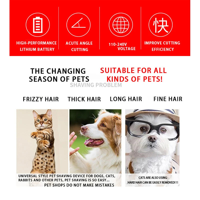 Electric Pet Grooming Set