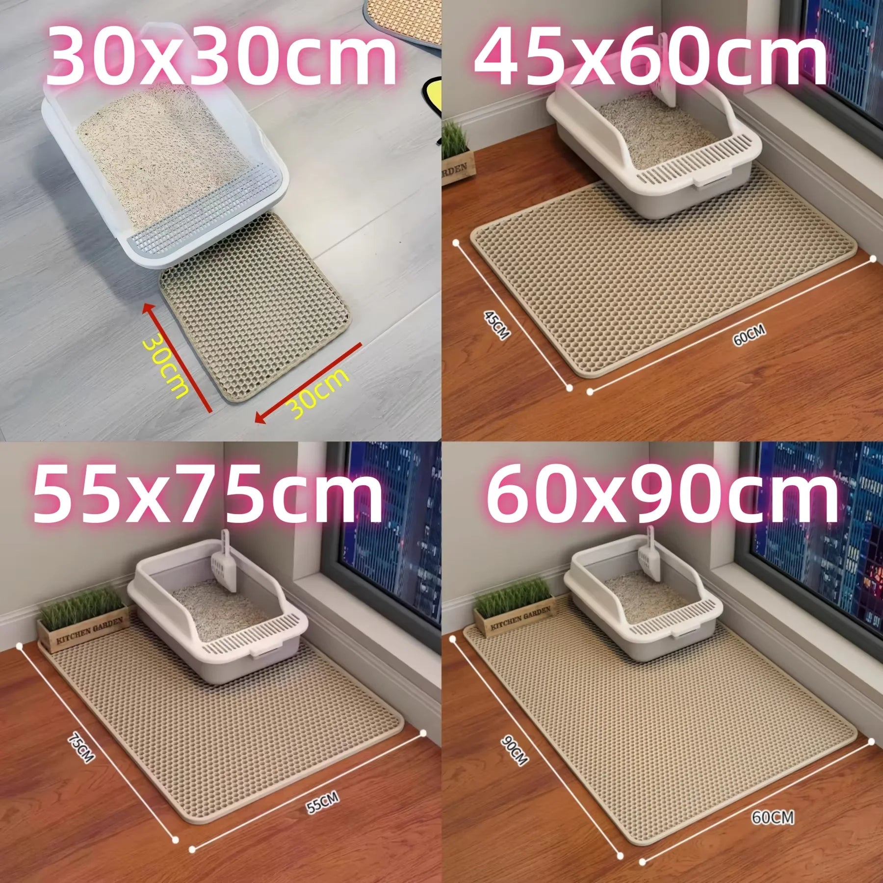 Extra Large Cat Litter Mat – Keep Your Floors Cleaner 🐱