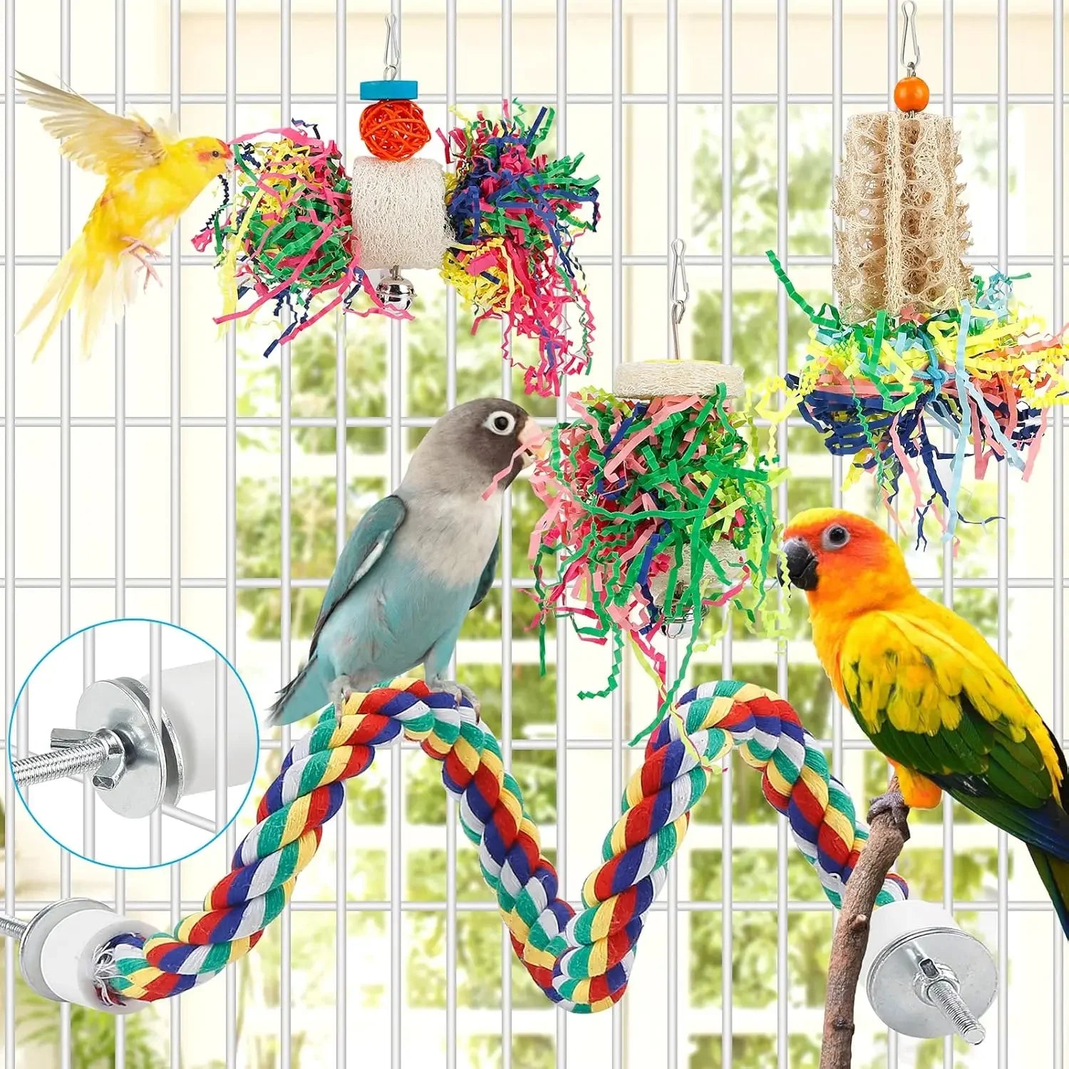 Bird Foraging Shredding Toy