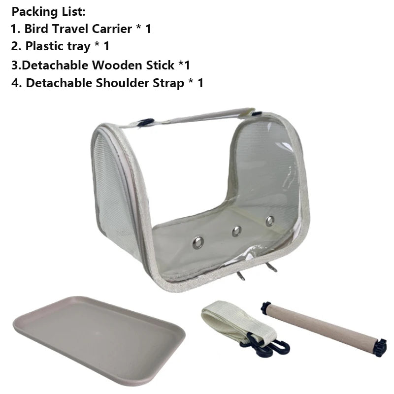 Portable Bird Travel Carrier