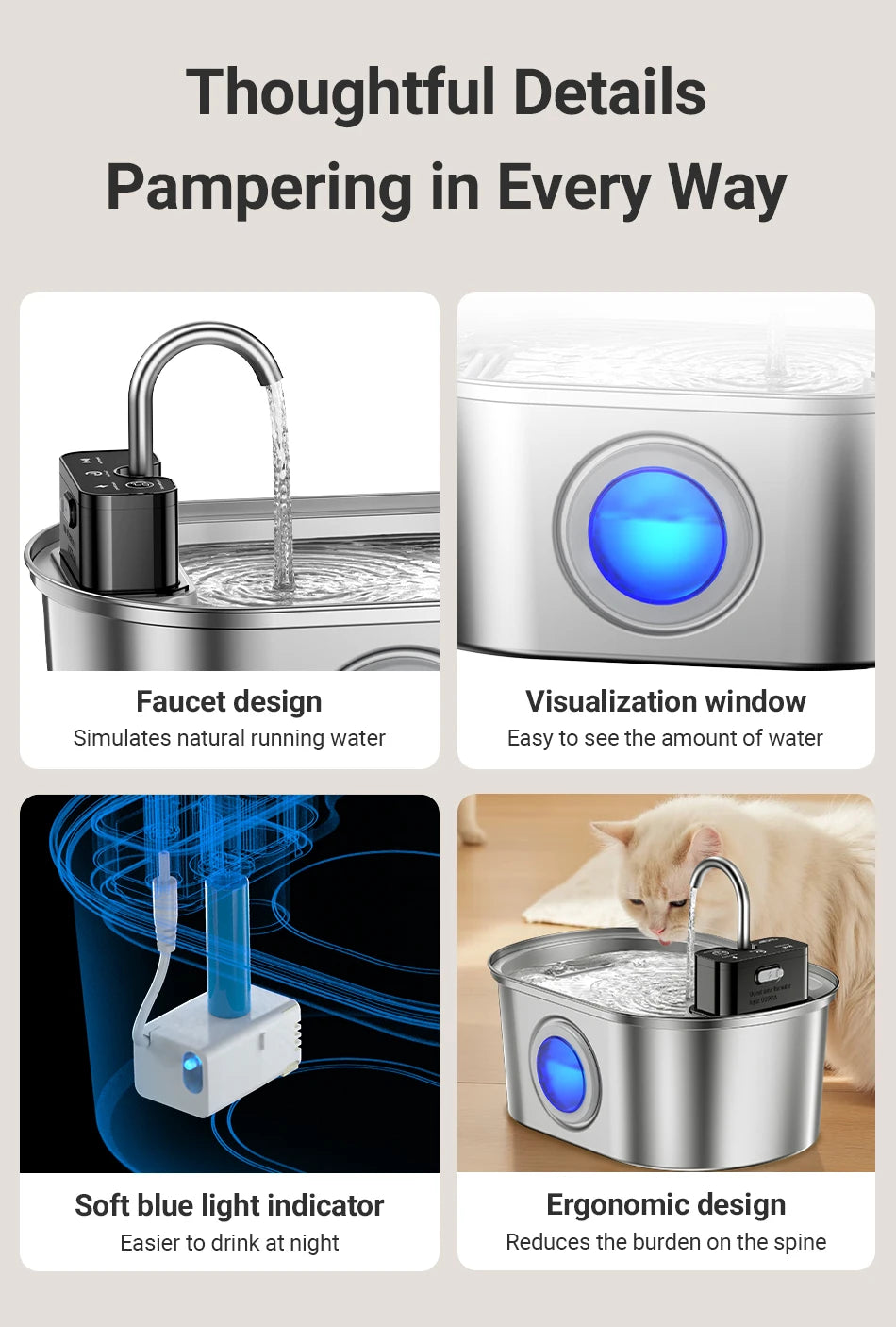 Smart Cat & Dog Water Fountain