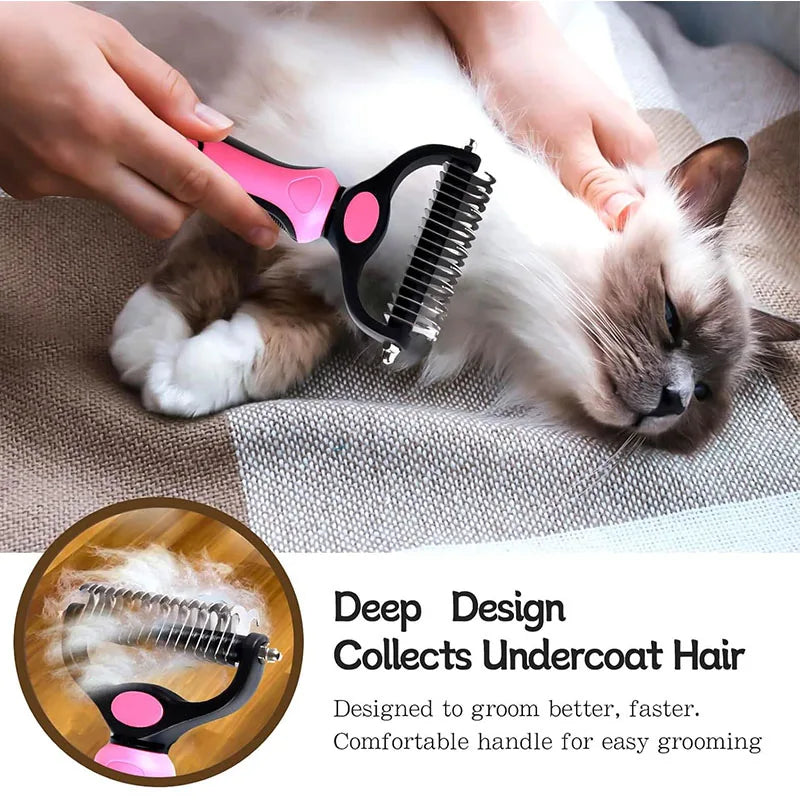 Pet Hair Remover Grooming Brush