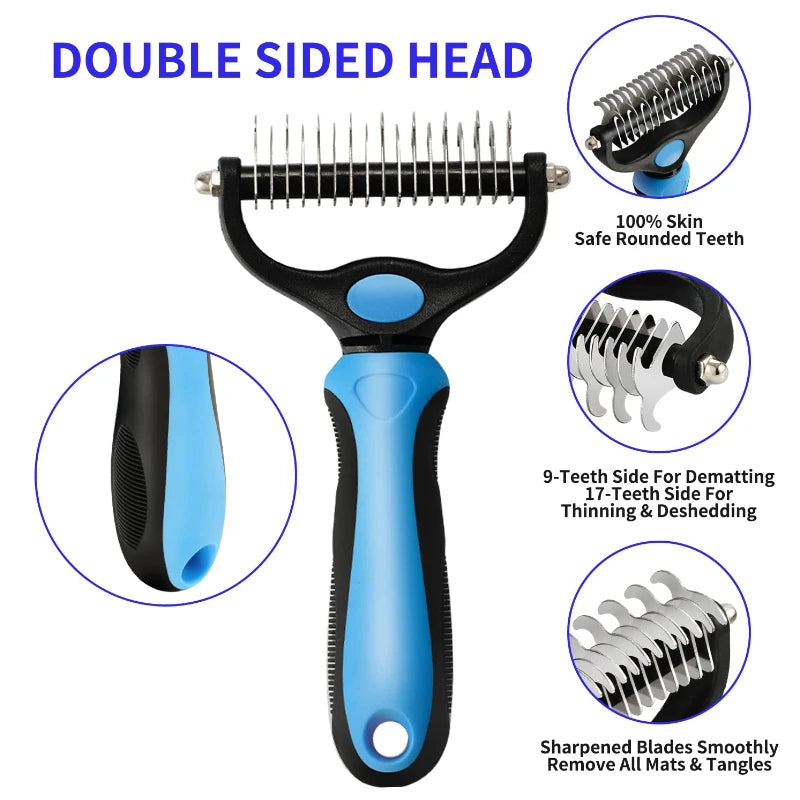 Pet Hair Remover Grooming Brush