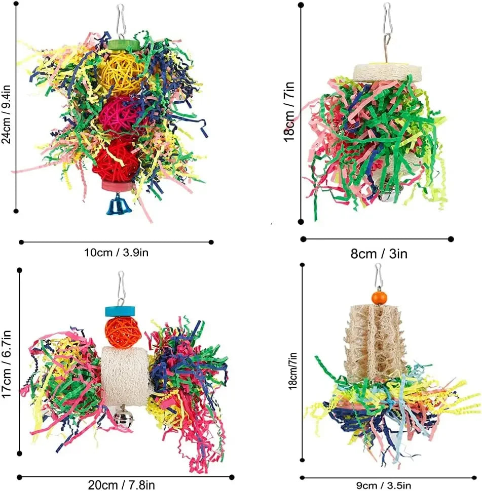 Bird Foraging Shredding Toy