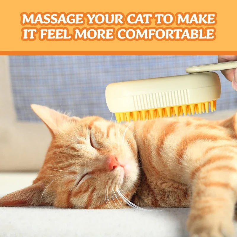 3-in-1 Steam Pet Brush